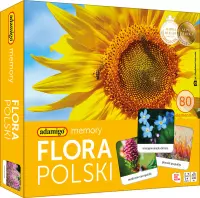 Ilustracja produktu Adamigo Gra Memory Flora Polski 7851